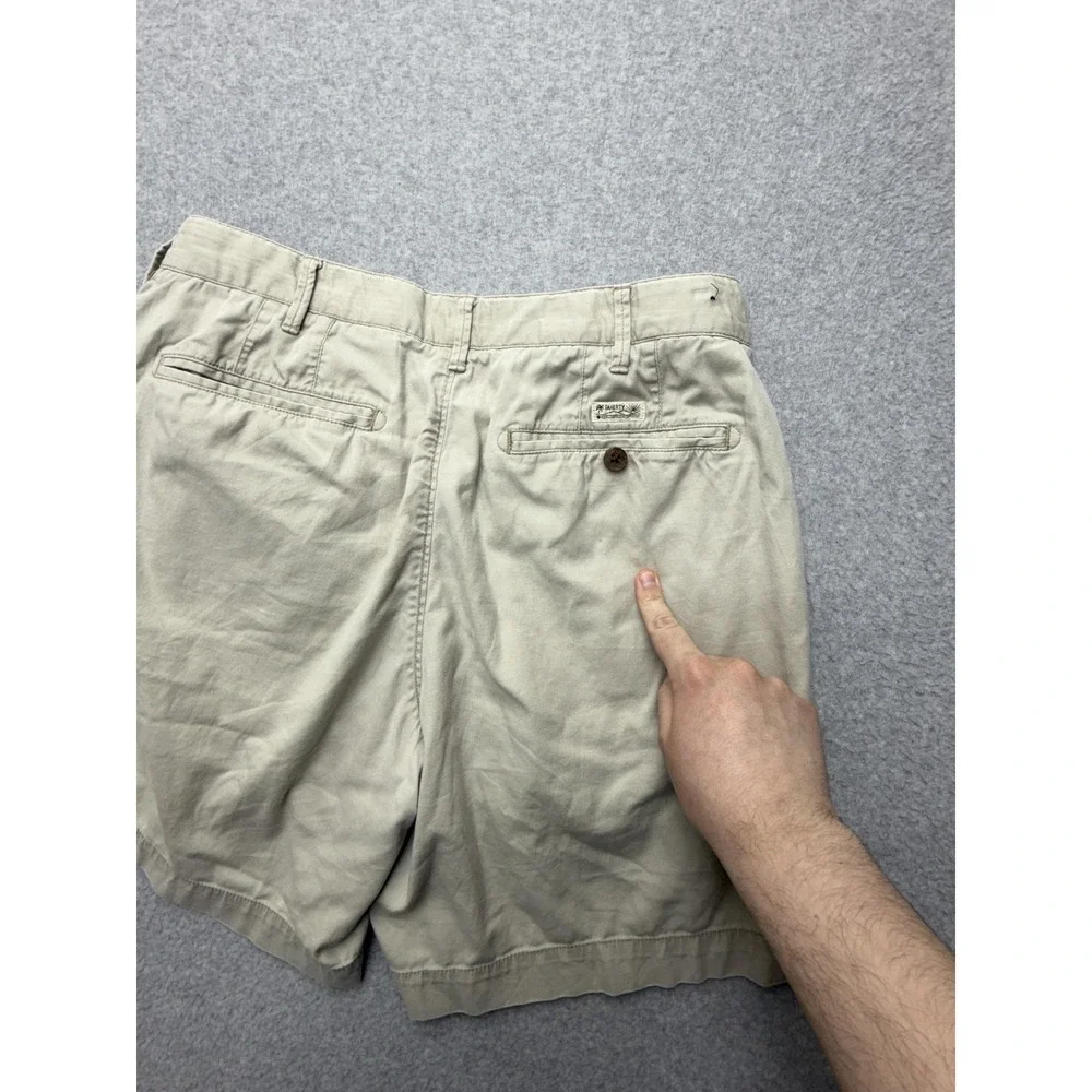 Faherty Shorts Mens 30 Beige Organic Cotton‎ Stretch Chino 8 Inseam Casual